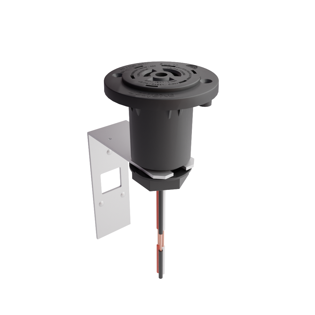 Tomada base copo alto l metálico padrão abnt