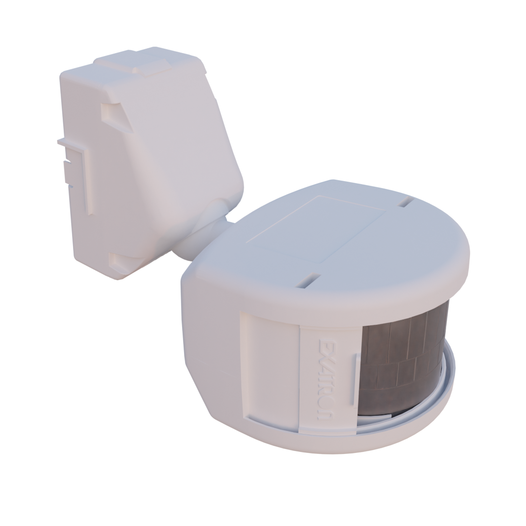 Sensor de presença externo branco bivolt