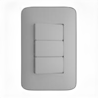 Conj.4x2 3 interruptores simples 10a/250v