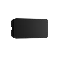 Modulo 1/3 interruptor bipolar paralelo10a/250v preto fosco