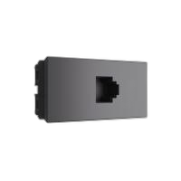 Modulo 1/3 tomada de rede rj-45 cat. 6e cor chumbo