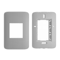 Placa 4x2 2/3 + suporte