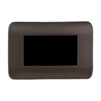 Placa para moeis 1/3 + suporte -tamanho: 67,6x45,9 milímetros.  cor branze