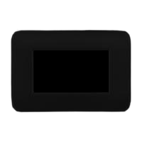 Placa para moeis 1/3 + suporte tamanho: 67,6x45, 9 milímetros.   preto fosco