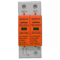 Dispositivo prot. surto slim dc bivolt 2p-2vdr, 1000vdc, 20ka, imax 45ka