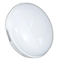 Luminaria led arandela redonda 15w, 6000k, 1500 lumens, bivolt ipi65, branco