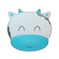 Luz noturna vaquinha, fotocelula, azul, bivolt 