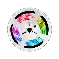 Fita led smart 5050 rgb,5m,c/fonte 12vcc/2a, bivolt, wi-fi myhouse x