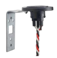 Tomada base fixa baixa para relé com l metálico