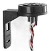 Tomada giratória  baixa para rele l plástico